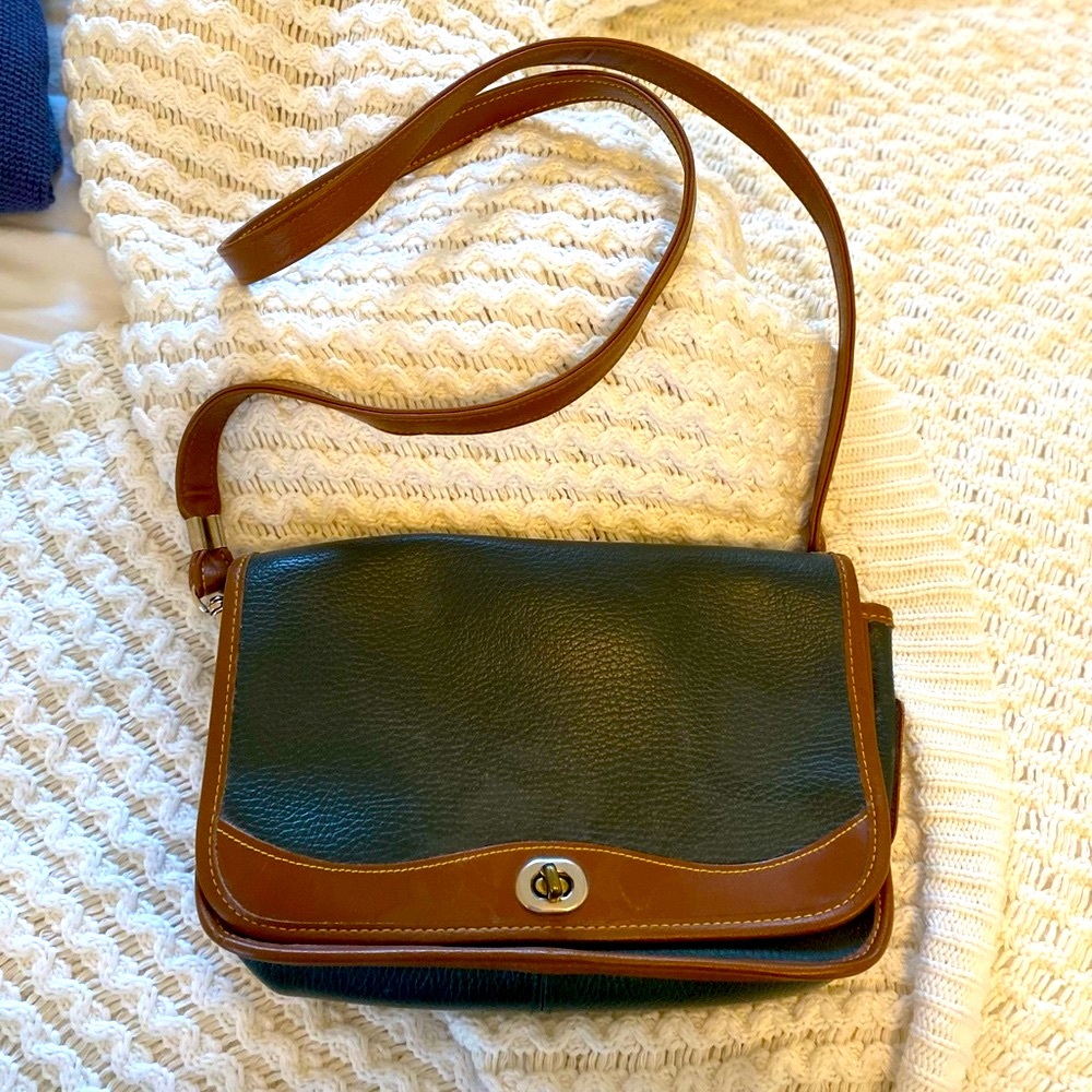 Top Grain Leather Vintage USA Archer Crossbody Purse